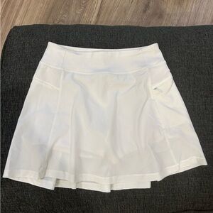 White Athletic Skirt